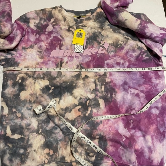Urban Outfitters Sweatshirt Tie Dye Cosmo Crew Neck Large NWT Market - Picture 6 of 14